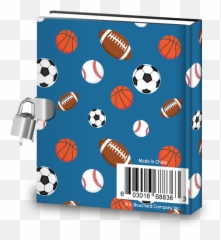 Gift Idea Sports Kids Diary With Lock U2013 Birthdaygalorecom - Clip Art Emoji,Lock Emoji