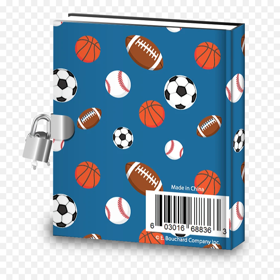 Gift Idea Sports Kids Diary With Lock U2013 Birthdaygalorecom - Clip Art Emoji,Lock Emoji