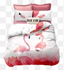 Pink Flamingo Bed Linen 3 D For Girl Emoji,Flamingo Emoji