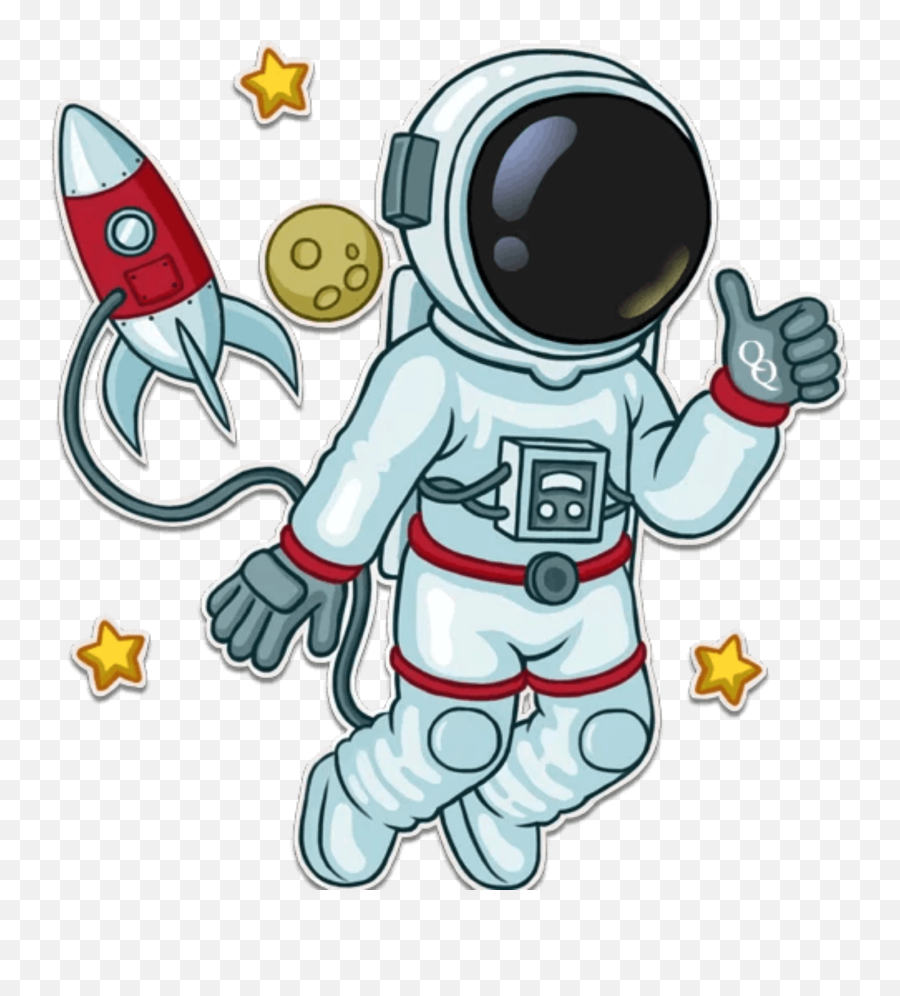 Astronaut Space - Cartoon Emoji,Astronaut Emoji