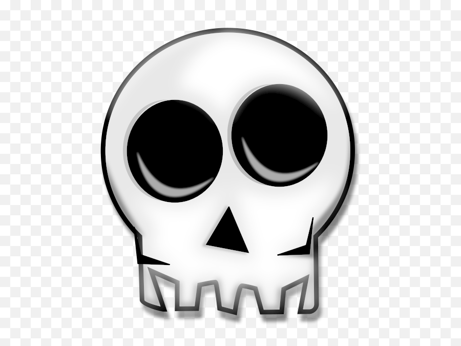 Top Half Of Human Skull Vector Image - Nuclear Energy Png Emoji,Skull Emoticon