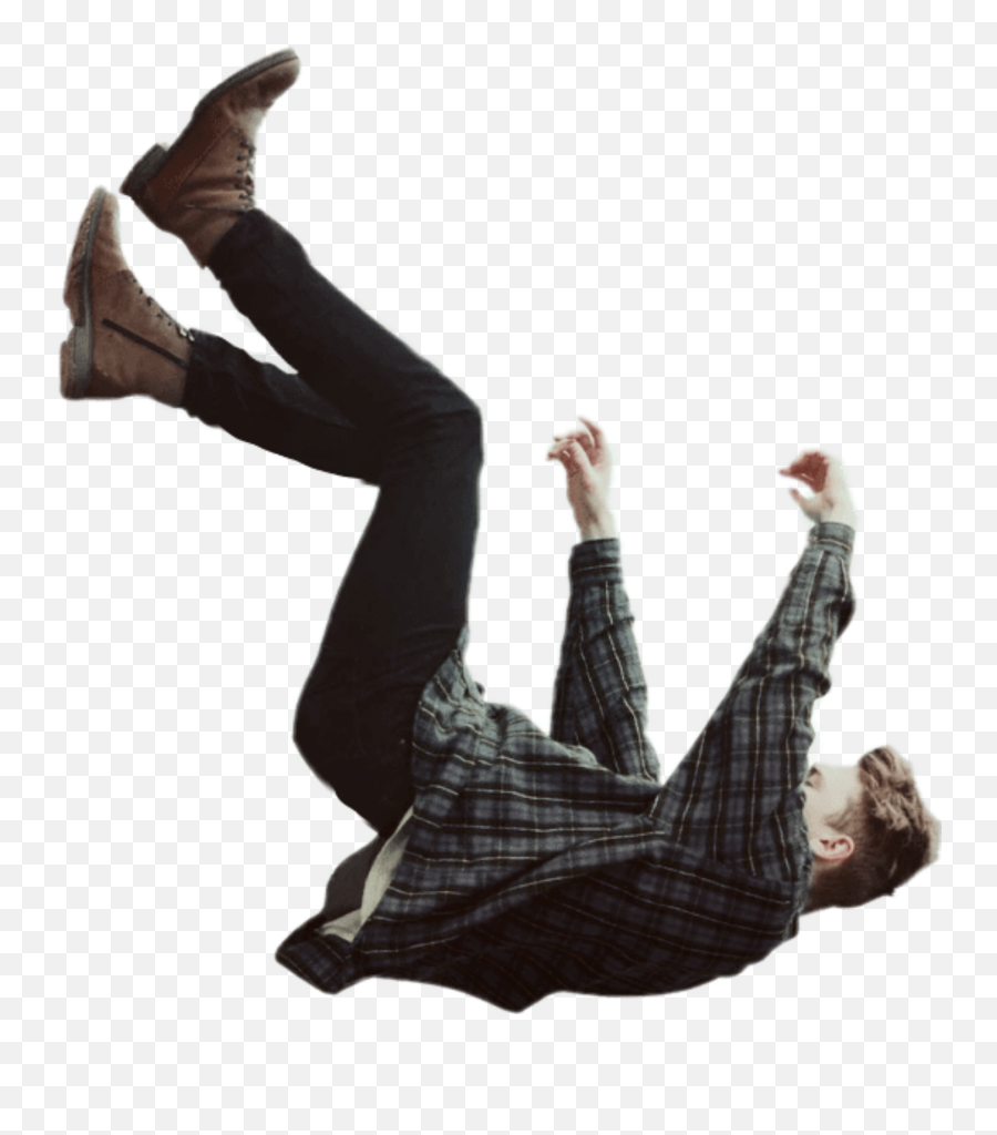Man Floating Falling - Person Falling Transparent Emoji,Floating Man Emoji