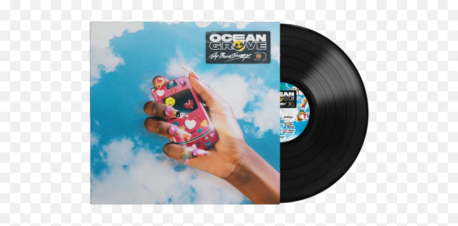 Flip Phone Fantasy 12 Vinyl Black - Ocean Grove Flip Phone Fantasy Emoji,Flipping The Bird Emoticon