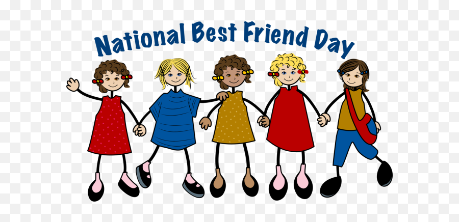 Friendship Information And Clip Art For Friend Day - National Girlfriend Day 2017 Emoji,Friendship Emoji