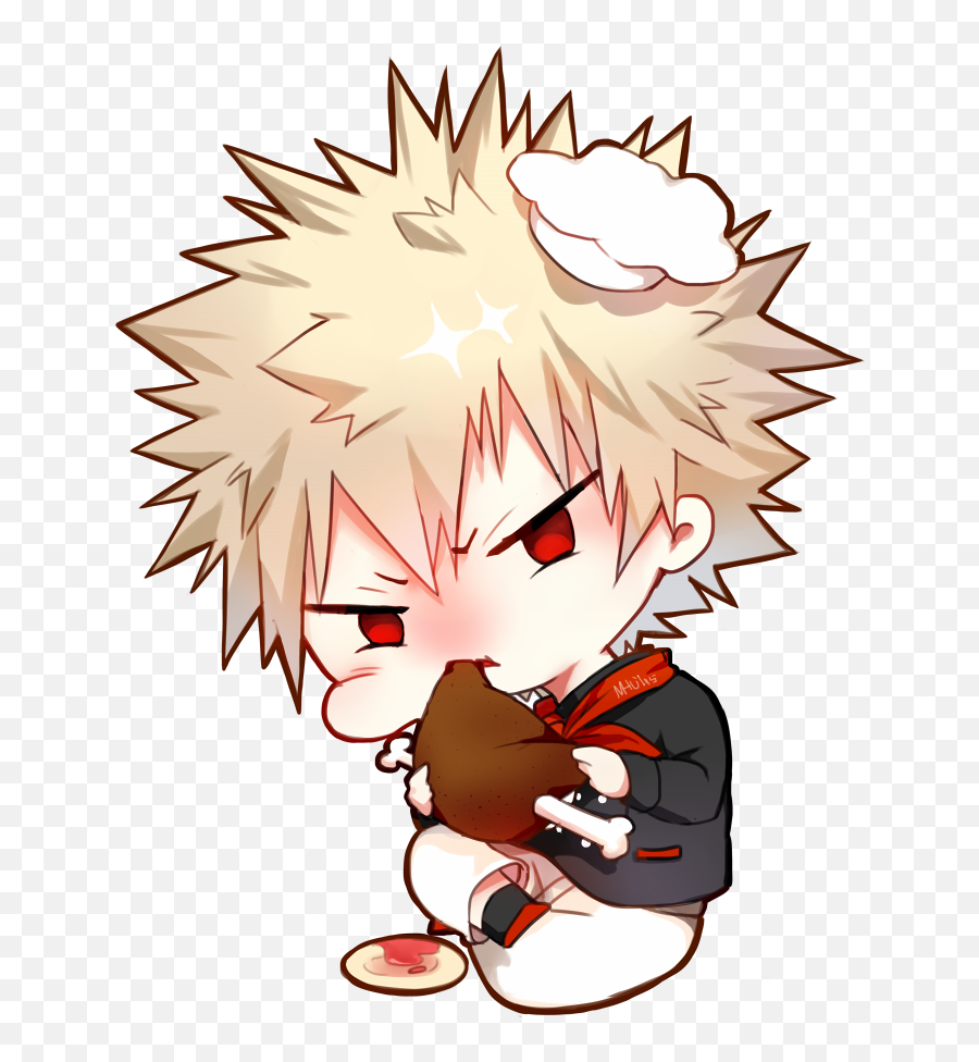 Download Katsuki Bakugou My Hero Academia Boku No Hero - Bakugou Chibi Cute Emoji,Bakugou Emoji