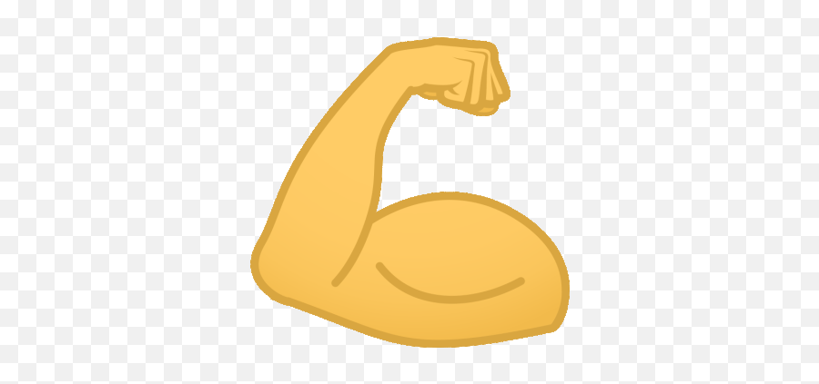 Flexed Biceps Joypixels Gif - Biceps Emoji Gif,Bicep Emoji