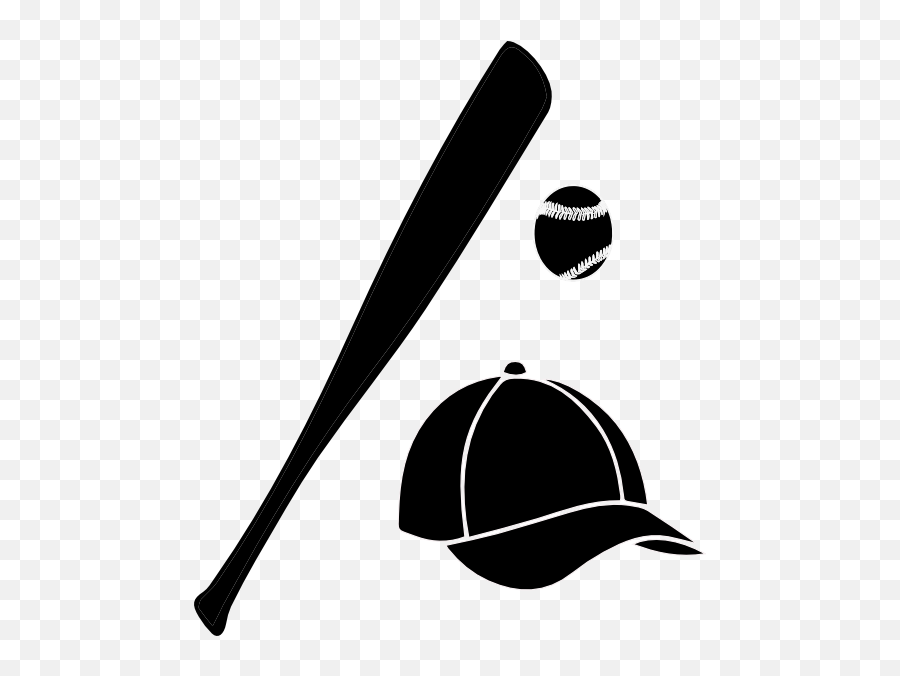 Baseball Bat Baseball Ball And Bat Clip Art Free Clipart 2 - Baseball Bat And Cap Emoji,Baseball Bat Emoji