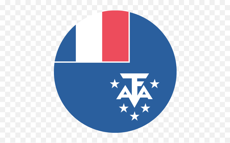 French Southern Territories Flag Vector Emoji Icon,French Flag Emoji