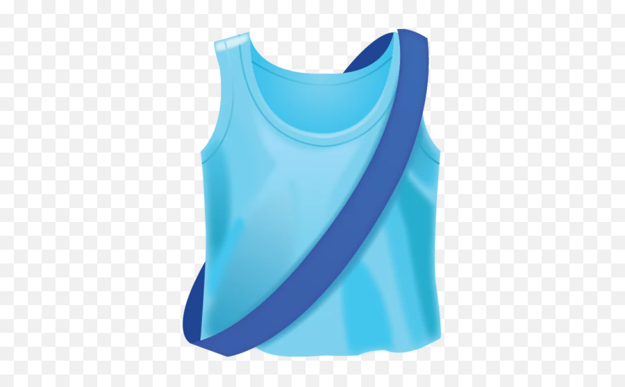 Running Shirt With Sash Emoji - Active Tank,Emoji Tshirts