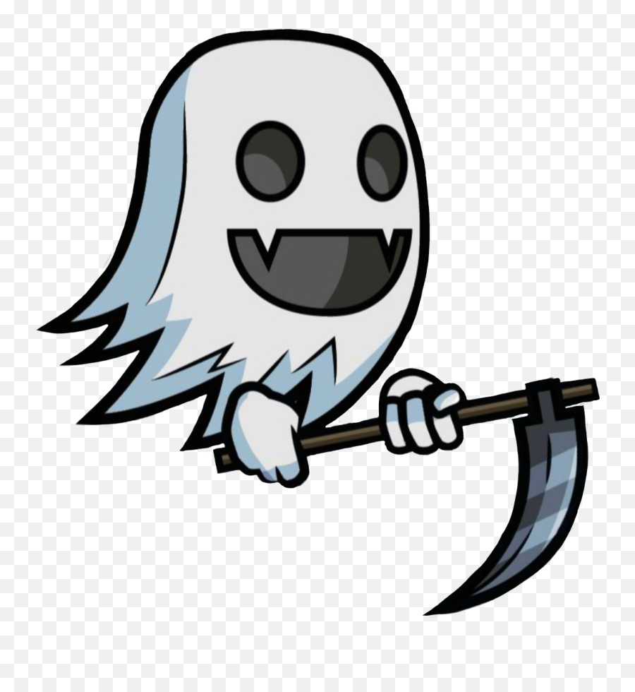 Ghost Reaper Halloween Freetoedit - Ghost Sprite Png Emoji,Reaper Emoji