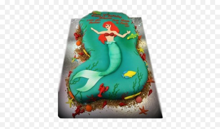 Girls Cakes Kids Birthday Cakes Dubai - Mermaid Emoji,Little Mermaid Emoji