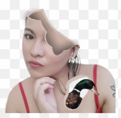 Birds Duck Face Models Sticker - For Women Emoji
