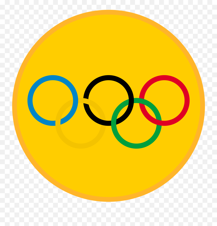 Gold Medal Olympic - Gold Medal Olympic Rings Emoji,Gold Emoji