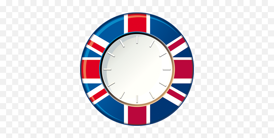 Great Britain Wall Clock Sticker - English Clock Emoji,Great Britain Emoji
