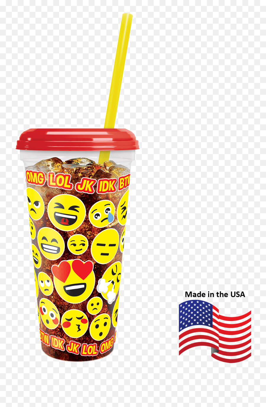 8021336 - Cup Emoji,Straw Emoji