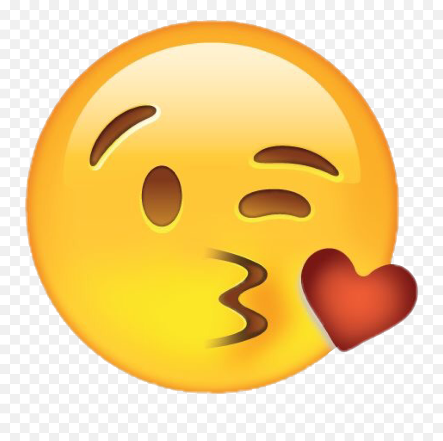 Emoji Emoticon Kiss Sticker Heart - Heart Kissy Face Emoji,Pensive Emoji