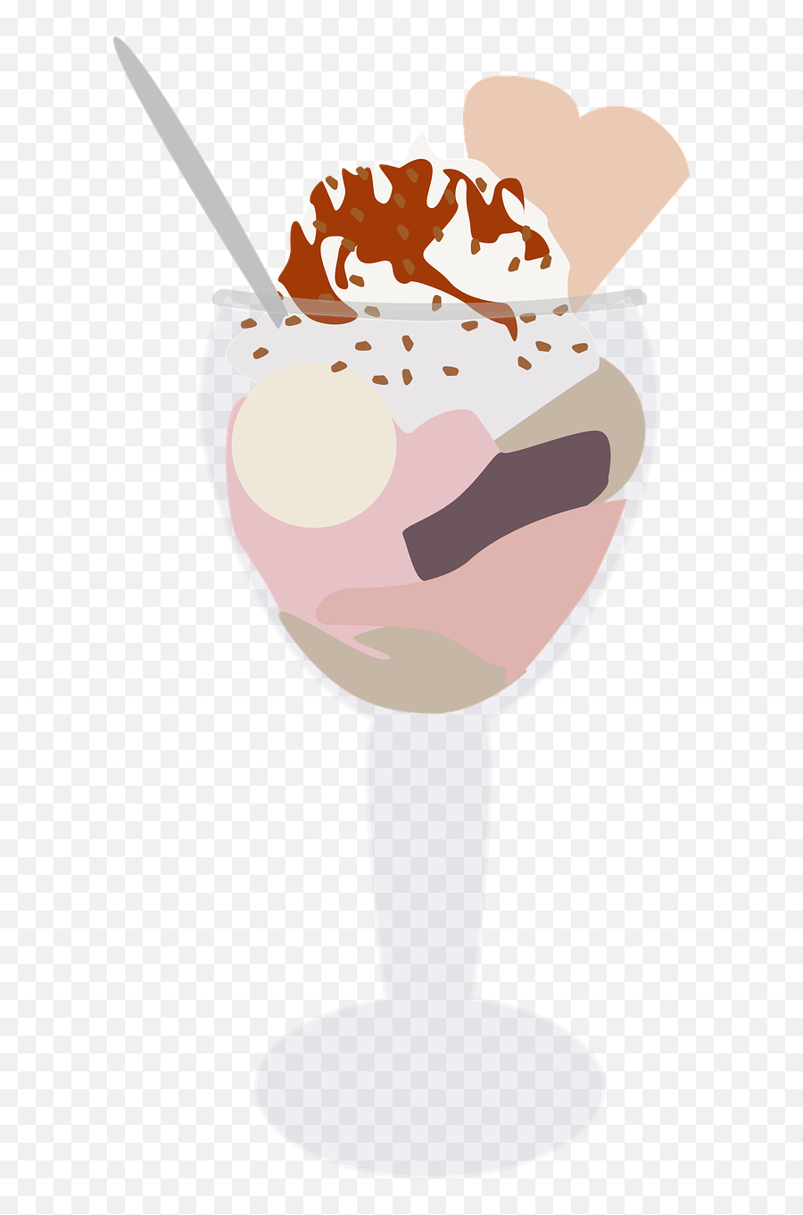 Ice Cream Sundae Ice Summer Feasting - Illustration Emoji,Emoji Chocolate Ice Cream