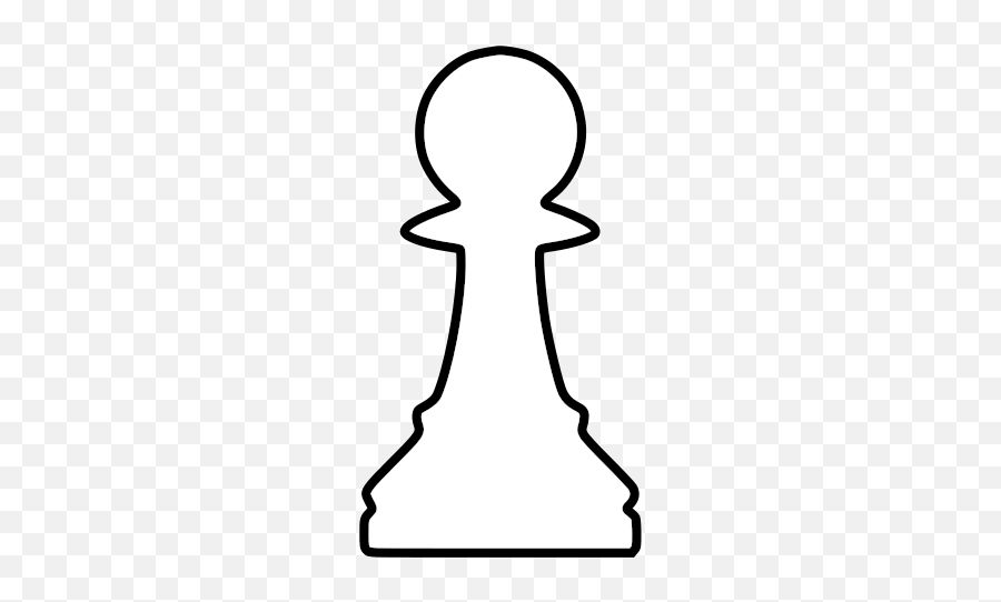 Download Free Png White Silhouette Chess Piece Remix - Chess Emoji,Chess Emoji