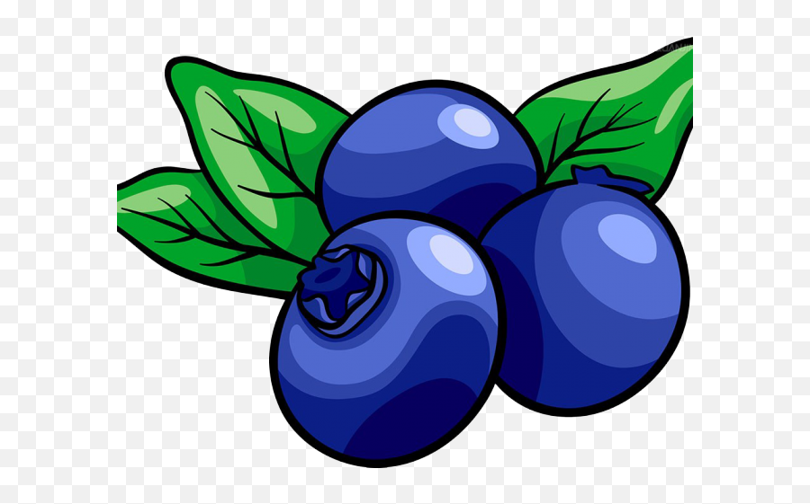 Muffin Clipart Fruit - Blueberry Clipart Emoji,Blueberry Emoji