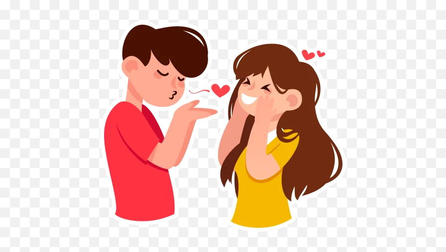 Love Story Stickers - Cute Couple Activities Cartoon Emoji,Love Stories With Emoji