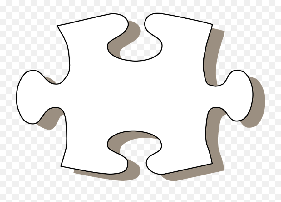 Jigsaw Puzzle Piece Black - White Jigsaw Puzzle Piece Emoji,Emoji Jigsaw Puzzle