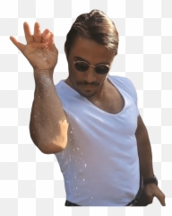 Salt Bae Transparent Png - Funny Meme Stickers For Whatsapp Emoji,Salt Emoji