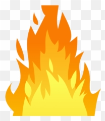 Clipart Realistic Fire Flame - Clipart Transparent Background Fire Emoji,Fire Flame Emoji