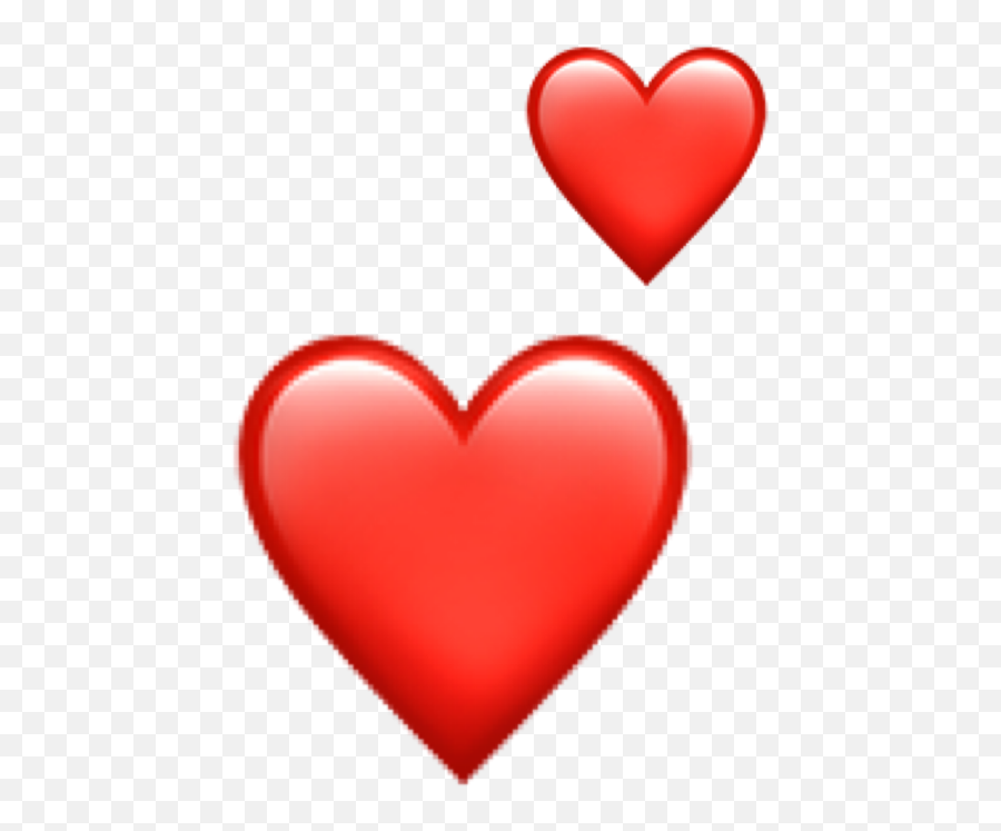 Follow Me Followme Hearts Red Big Small Iphone Iph - Heart Emoji,Small Heart Emoji