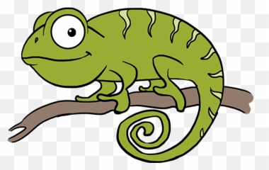 How To Draw A Chameleon - Really Easy Drawing Tutorial Draw A Chameleon Step By Step Emoji,Lizard Emoji