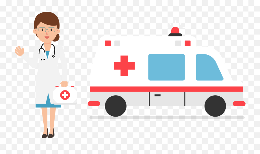 Emergency Clipart Ambulance Light - Vector Ambulance Icon Png Emoji,Ambulance Emoji