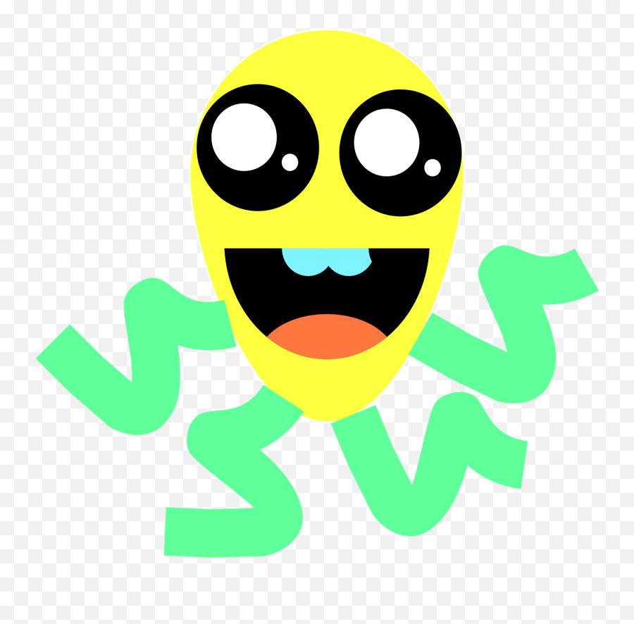 Octopus Clipart Smiley Octopus Smiley - Smiley Emoji,Squid Emoticon