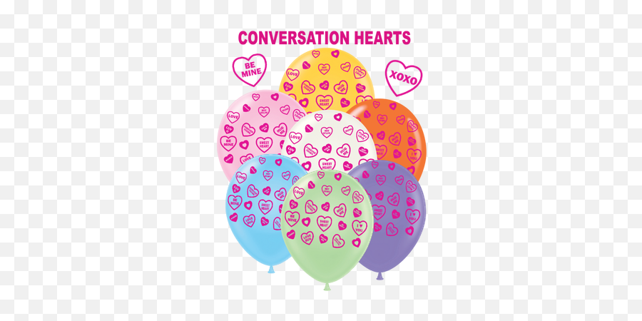 Latex Balloons - 12 Latex Valentineu0027s Day Latex Page 1 Holy Hearts Educational Academy Emoji,Heart Emoji Balloon