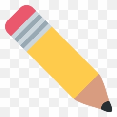 Pencil Emoji For Facebook Email Sms - Twitter Pencil Emoji,Cheese Emoji
