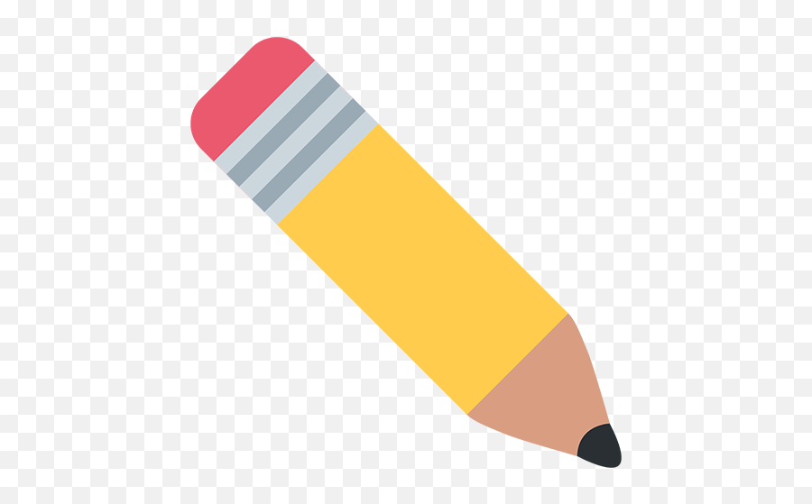 Pencil Emoji For Facebook Email Sms - Twitter Pencil Emoji,Cheese Emoji