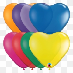 6q Assorted Heart Jewel Tone - Balloon Emoji,Jewel Emoji