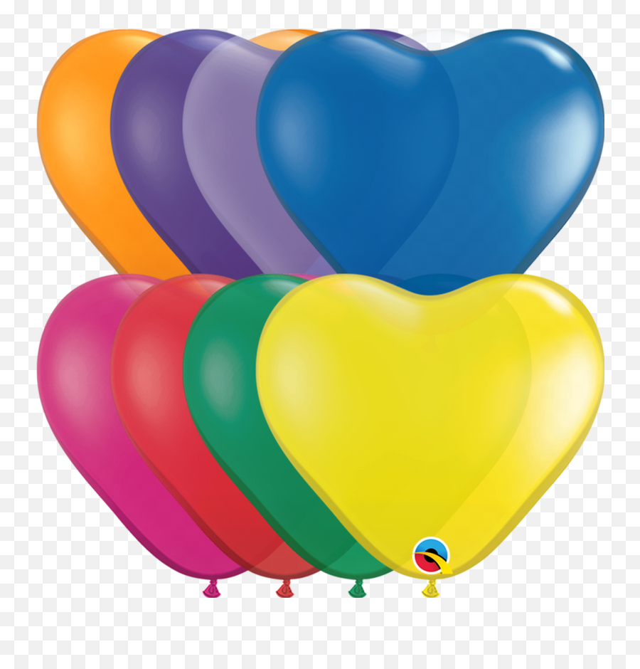 6q Assorted Heart Jewel Tone - Balloon Emoji,Jewel Emoji