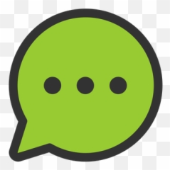 Chat Icon of Colored Outline style - Available SVG PNG Circle Emoji