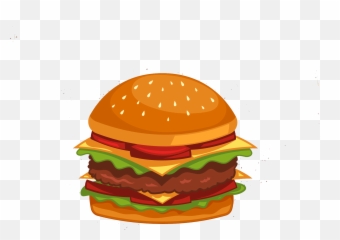 Burger Png Hd Free Vector - Emoji