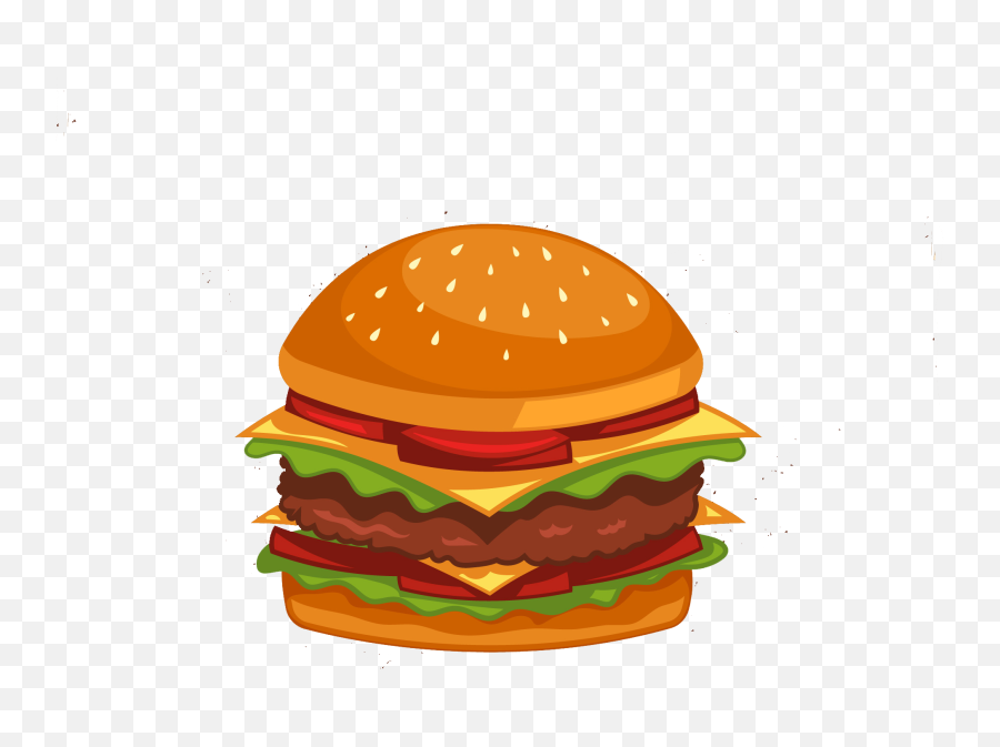 Burger Png Hd Free Vector Vector - Burger Vector Png Free Emoji,Burger Emoji Png