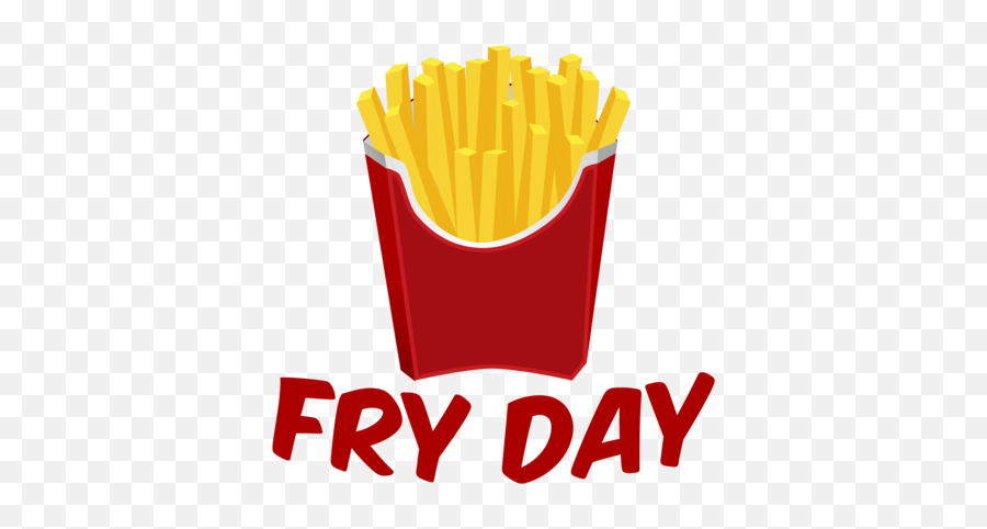 Fry Day Funny French Fries Pun - French Fries Clip Art Emoji,French Fry Emoji