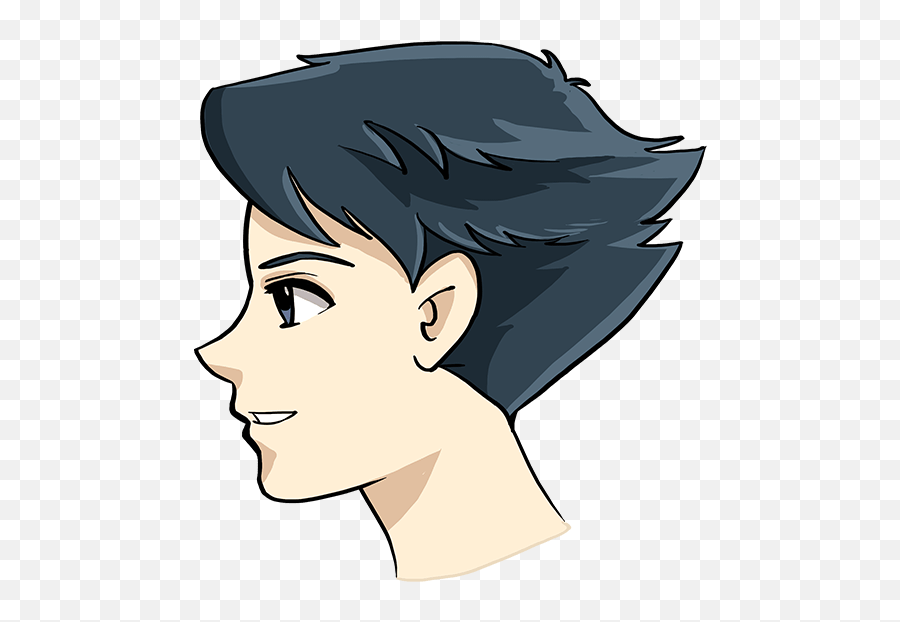 Anime Boy Clipart Attitude - Guy Side View Anime, HD Png Download