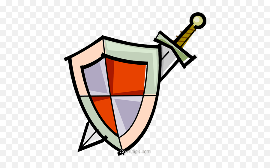 Shield And Sword Clipart Png - Simple Middle Ages Drawings Emoji,Sword And Shield Emoji