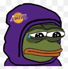 sad lakers pepe freetoedit - Sad Lakers Pepe Emoji