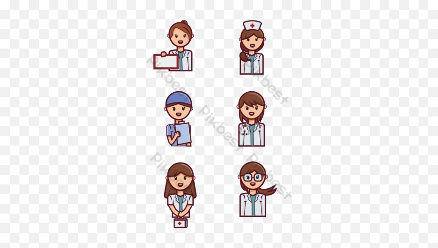 Material Staff Templates Free Psd U0026 Png Vector Download - Gambar Kartun Dokter Emoji,Stethoscope Emoji