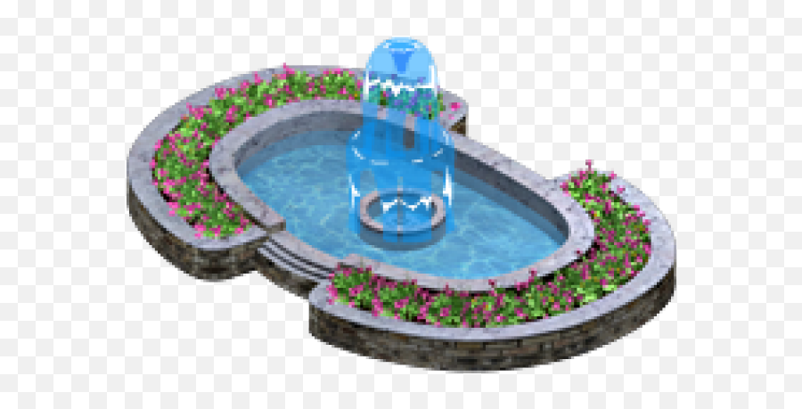 Fountain Clipart Top View - Png Water Fountain Top View Top View Png Fountain Emoji,Fountain Emoji