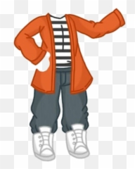 Manga Clothes Cartoon Outfits - Gacha Clothes Template Emoji,Boy Emoji Outfit