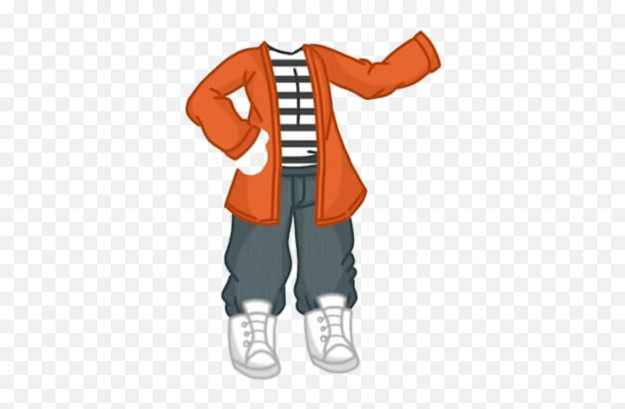 Manga Clothes Cartoon Outfits - Gacha Clothes Template Emoji,Boy Emoji Outfit