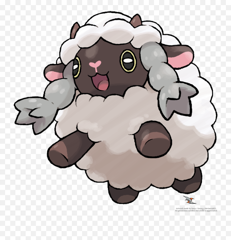 Pokemon Wooloo Sheep Cute Kawaii - Wooloo Pokemon Emoji,Sheep Emoji