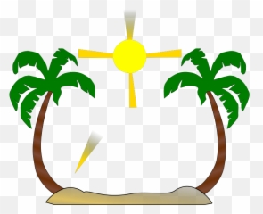 Beach Trip PNG SVG Clip art for Web - Download Art Silhouette Palm Tree Emoji