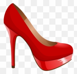 High Heel Shoe Red - Red High Heel Clipart Emoji,Emoji Converse Shoes